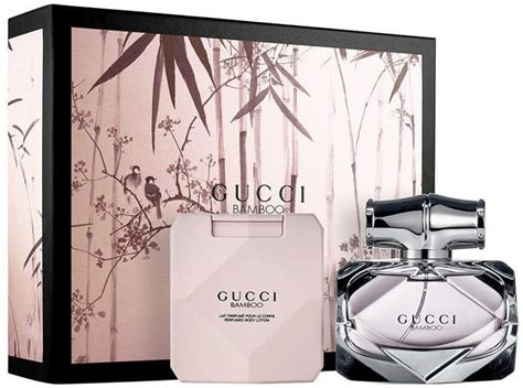 gucci flora and gucci bamboo perfume gift set|Gucci bamboo 50ml gift set.